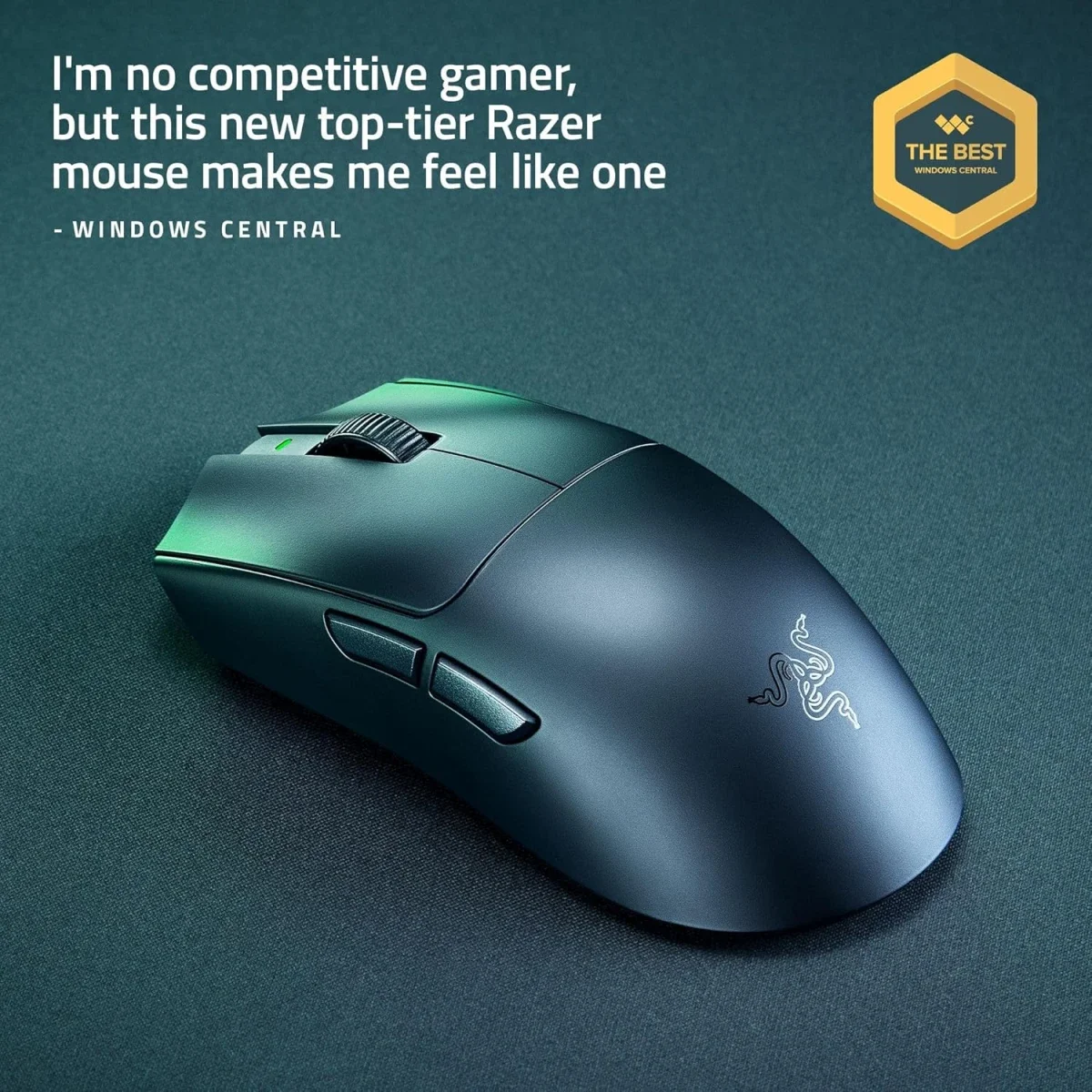 ماوس ألعاب Razer Viper V4 Pro لاسلكي للرياضات الإلكترونية، 50K DPI، أبيض - Thumbnail 2