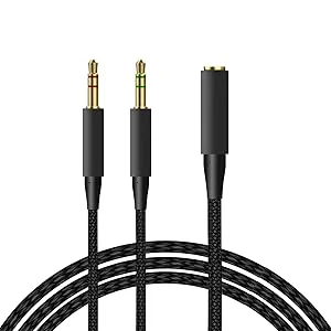 Hyper X Headphone Splitter 2-in-1 Y Audio Extension Cable 2M for 3.5mm Stereo Headsets - Image 8