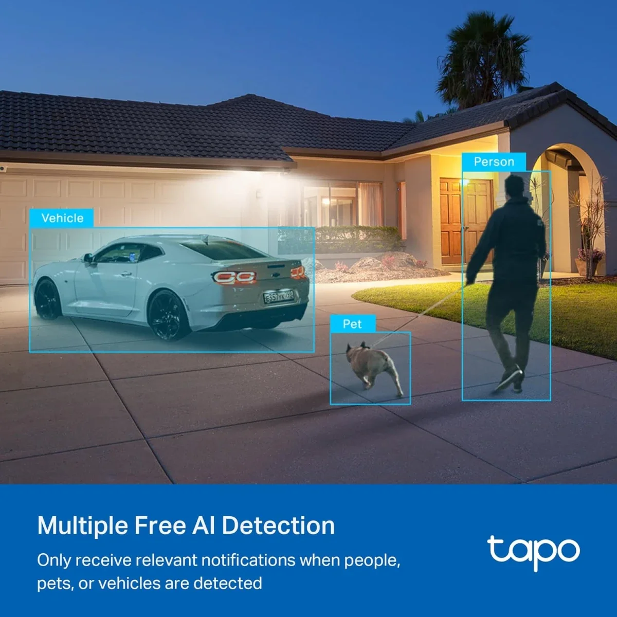 كاميرا مراقبة خارجية متحركة Wi‑Fi TP-LINK Tapo C520WS بدقة 2K+ لون أبيض - Image 8