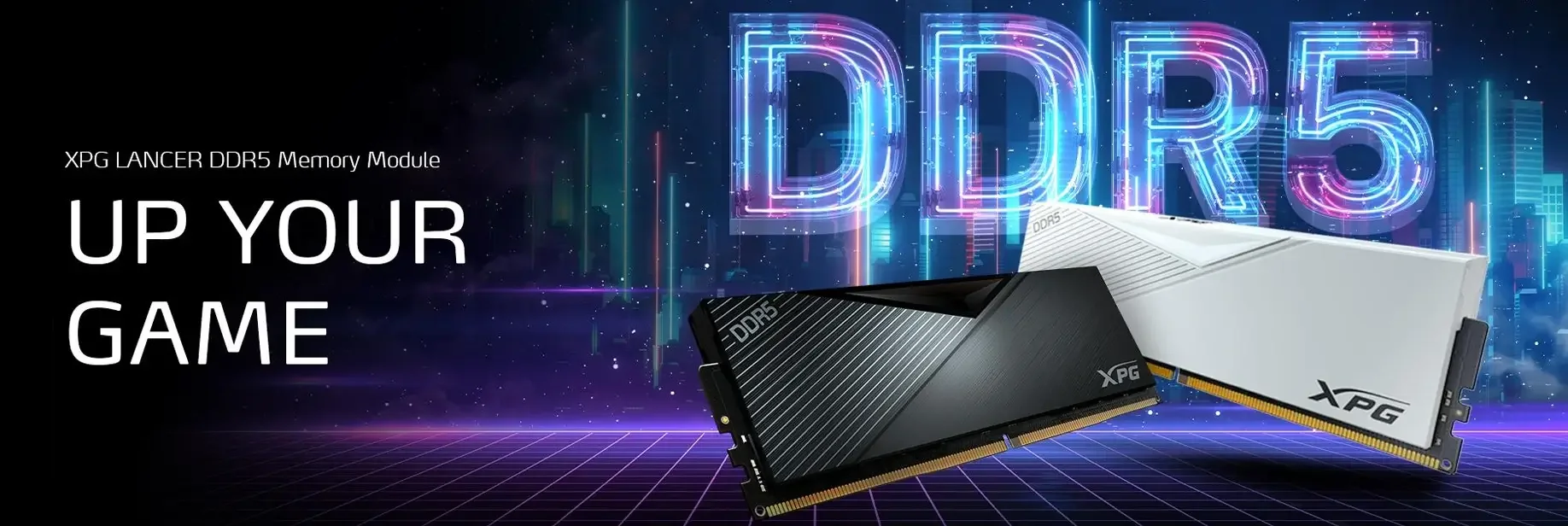 رام ADATA XPG LANCER سعة 16GB DDR5 بتردد 6000MHz RGB لون أبيض - Thumbnail 4