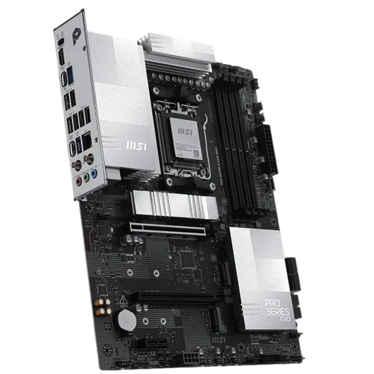 لوحة أم MSI PRO X870E-S EVO WIFI بمقبس AM5 وحجم ATX مع Wi-Fi 7 وDDR5 وPCIe 5.0 - Image 2