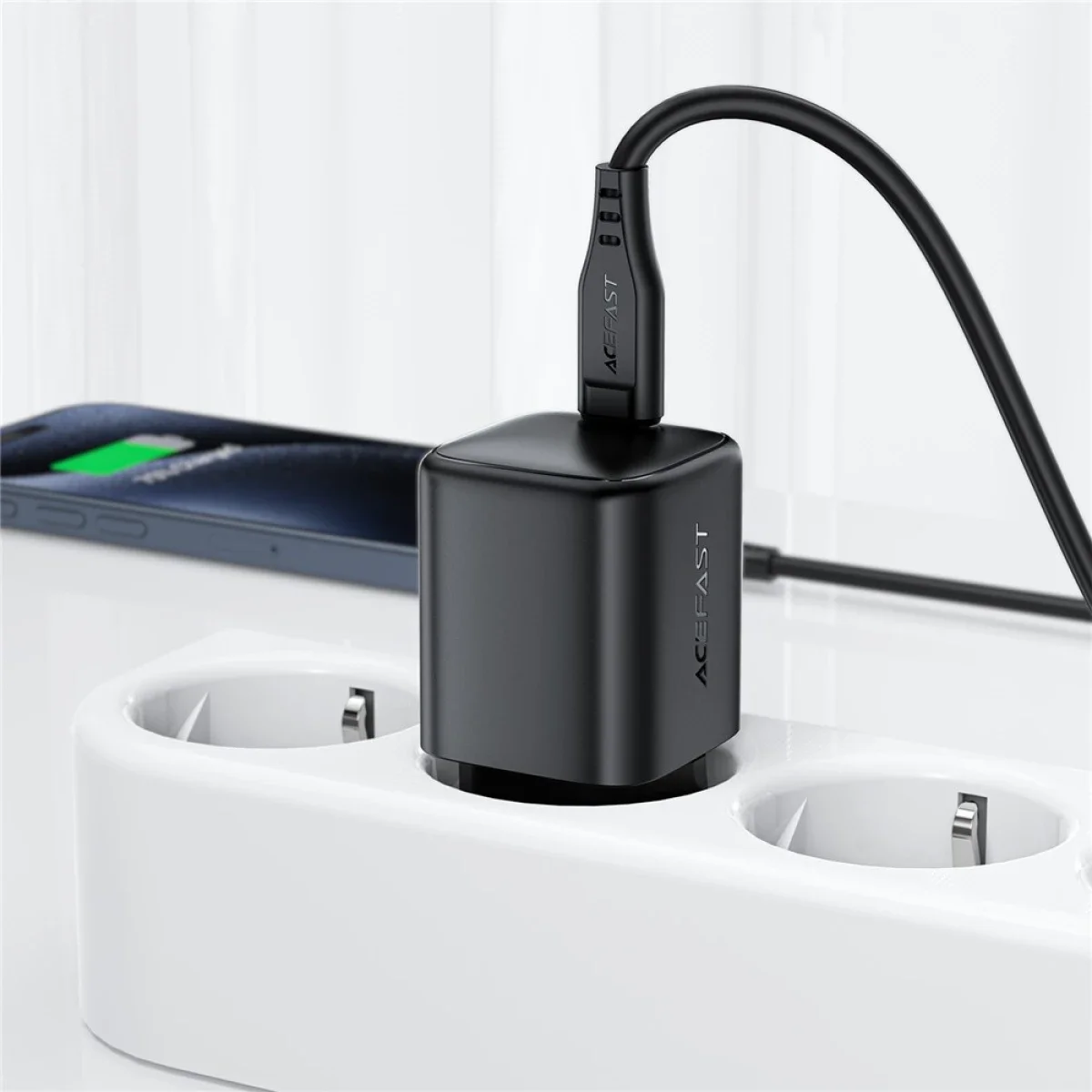 ACEFAST A134 67W Mini GaN USB-C Fast Charger EU Plug - Black - Thumbnail 6