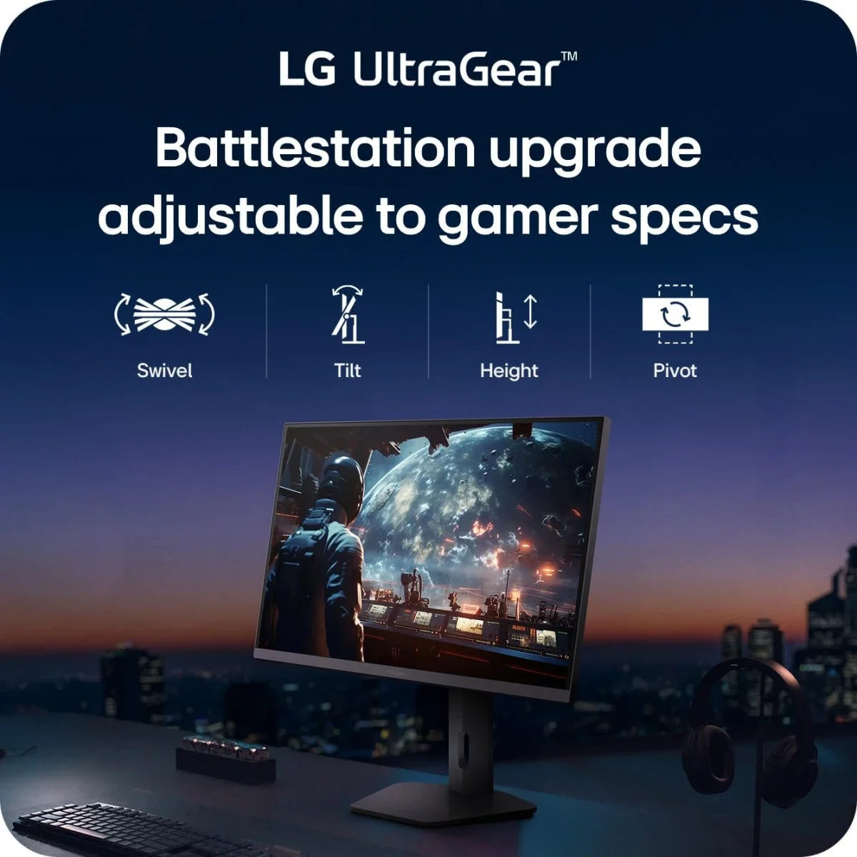 شاشة ألعاب LG 27G610A UltraGear مقاس 27 إنش IPS QHD، 200 هرتز، 1 مللي ثانية، أسود - Thumbnail 6