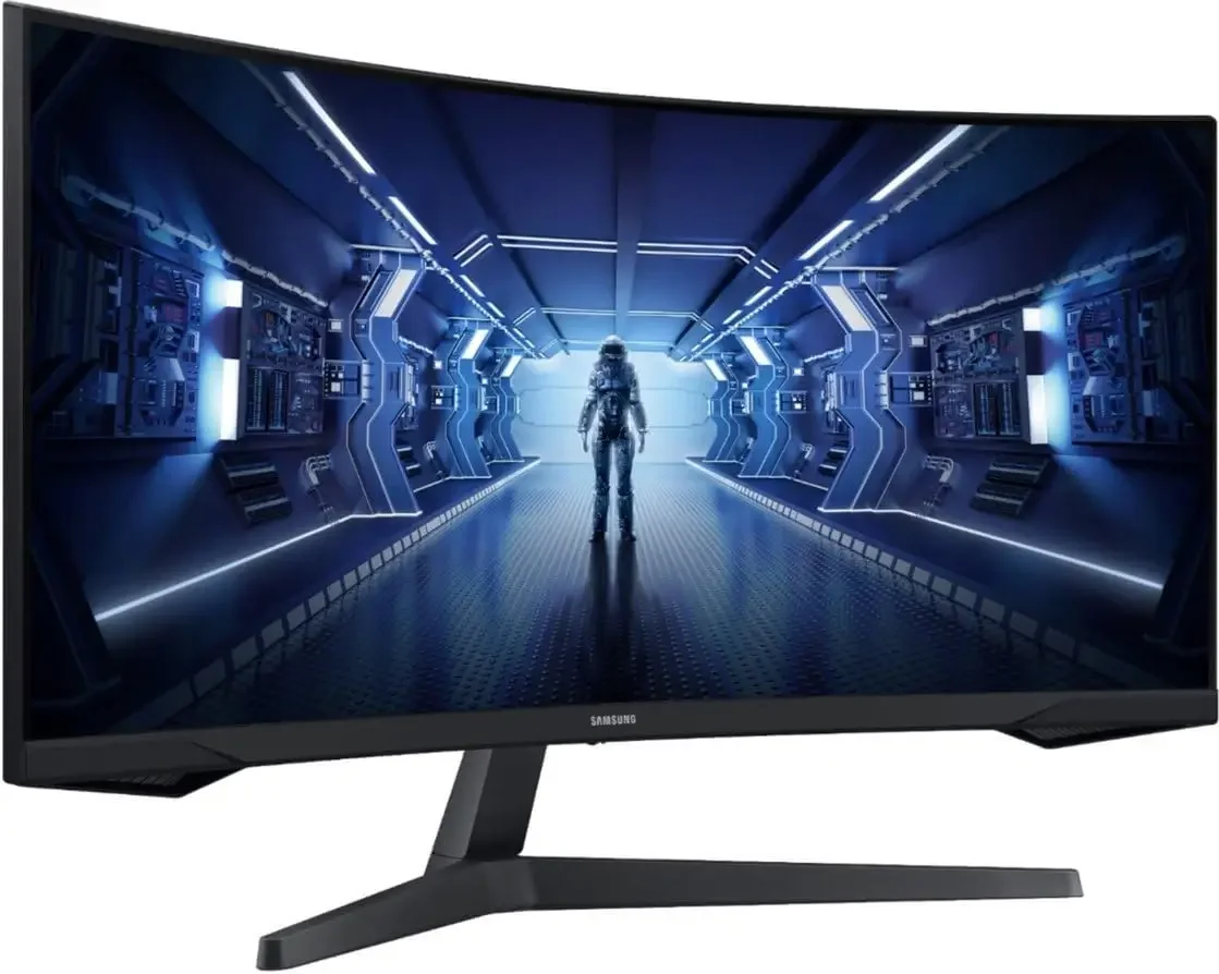 Samsung Odyssey G5 34-inch 165Hz 1ms Ultra-Wide UWQHD 2K Curved Gaming Monitor - Thumbnail 3