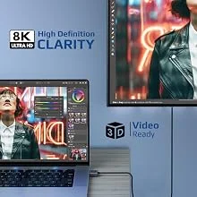 كيبل HDMI 2.1 Promate PrimeLink8K-150 نحيف 1.5 متر بسرعة 48Gbps ودقة 8K@60Hz - Image 10
