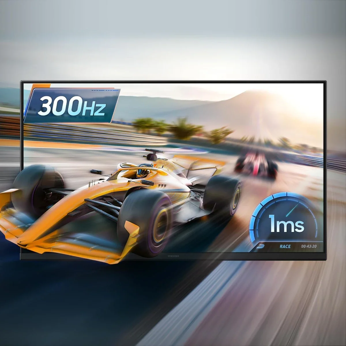 شاشة ألعاب Samsung Odyssey G4 G40H مقاس 27 إنش FHD بتردد 300 هرتز Fast IPS باللون الأسود - Image 2