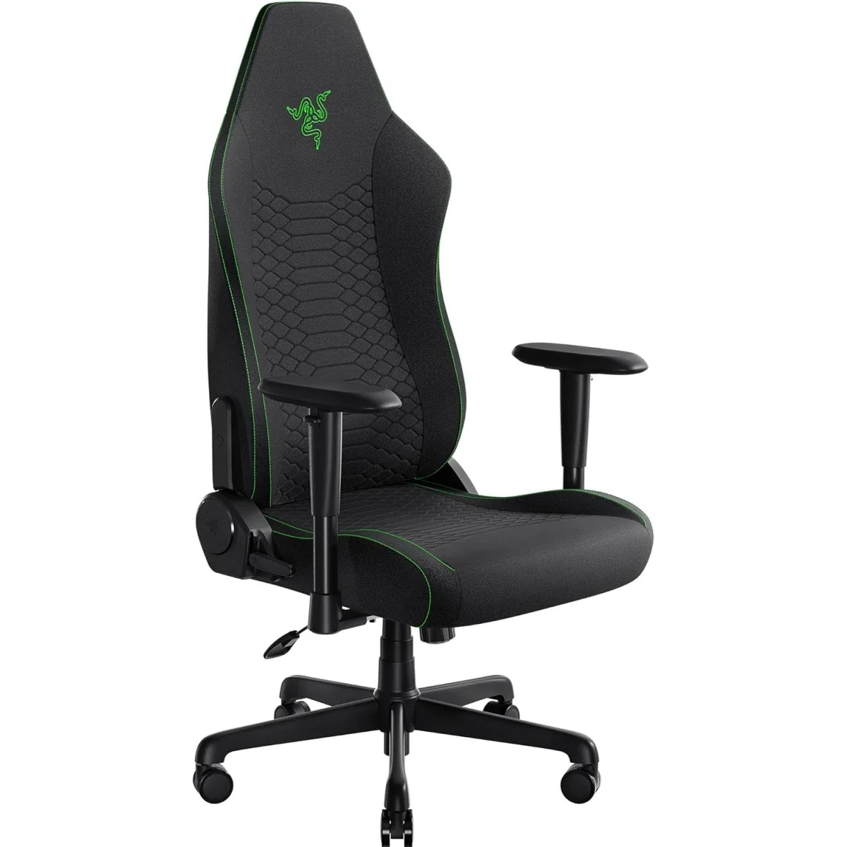 Razer Iskur V2 X Gaming Chair with Built-In Lumbar Support, Fabric, Black