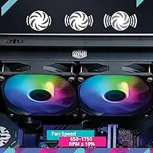 مبرد سائل للمعالج Cooler Master MASTERLIQUID ML360L ARGB 360 مم - Thumbnail 16