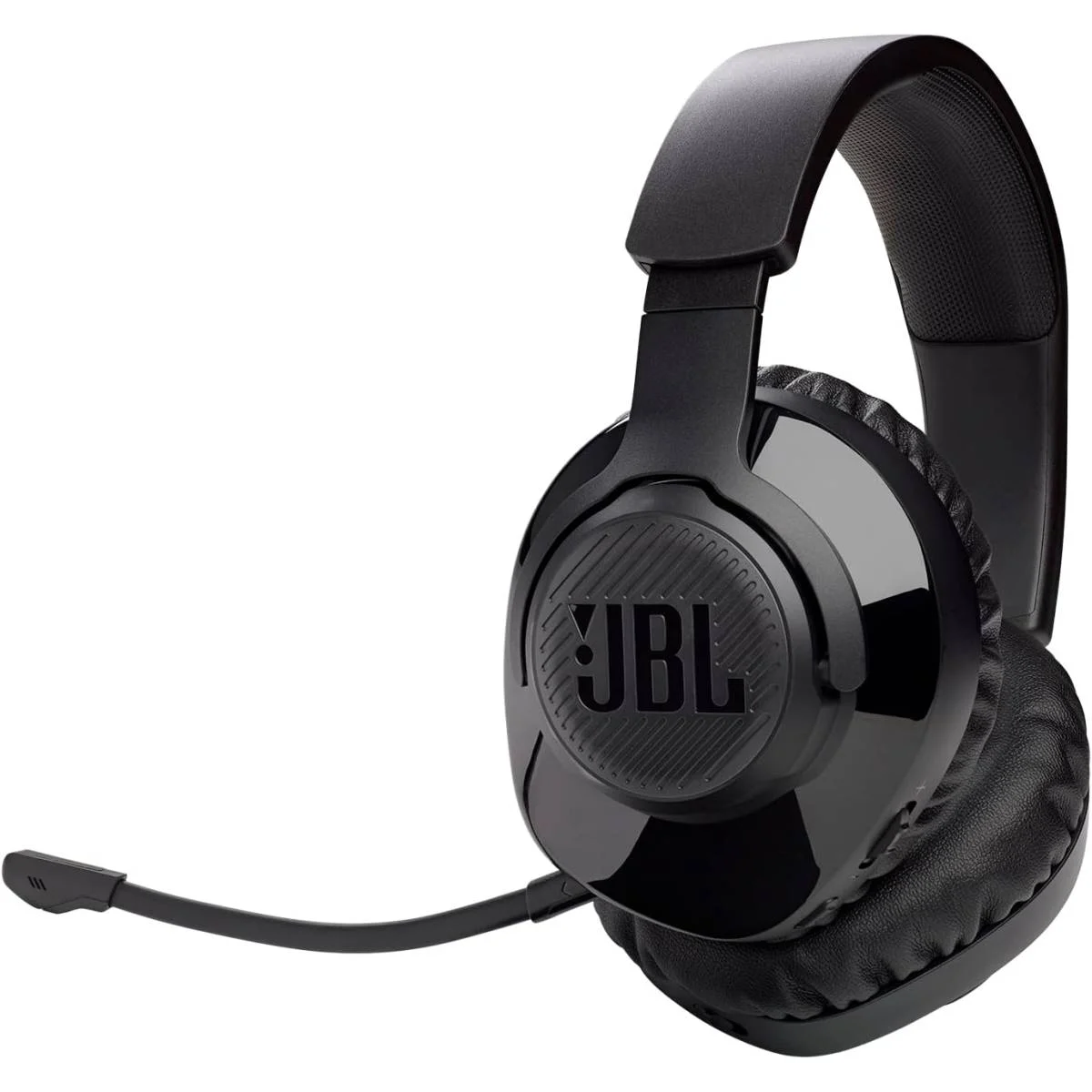 JBL Quantum 350 Wireless Gaming Headset with Detachable Boom Mic, Black - Thumbnail 4