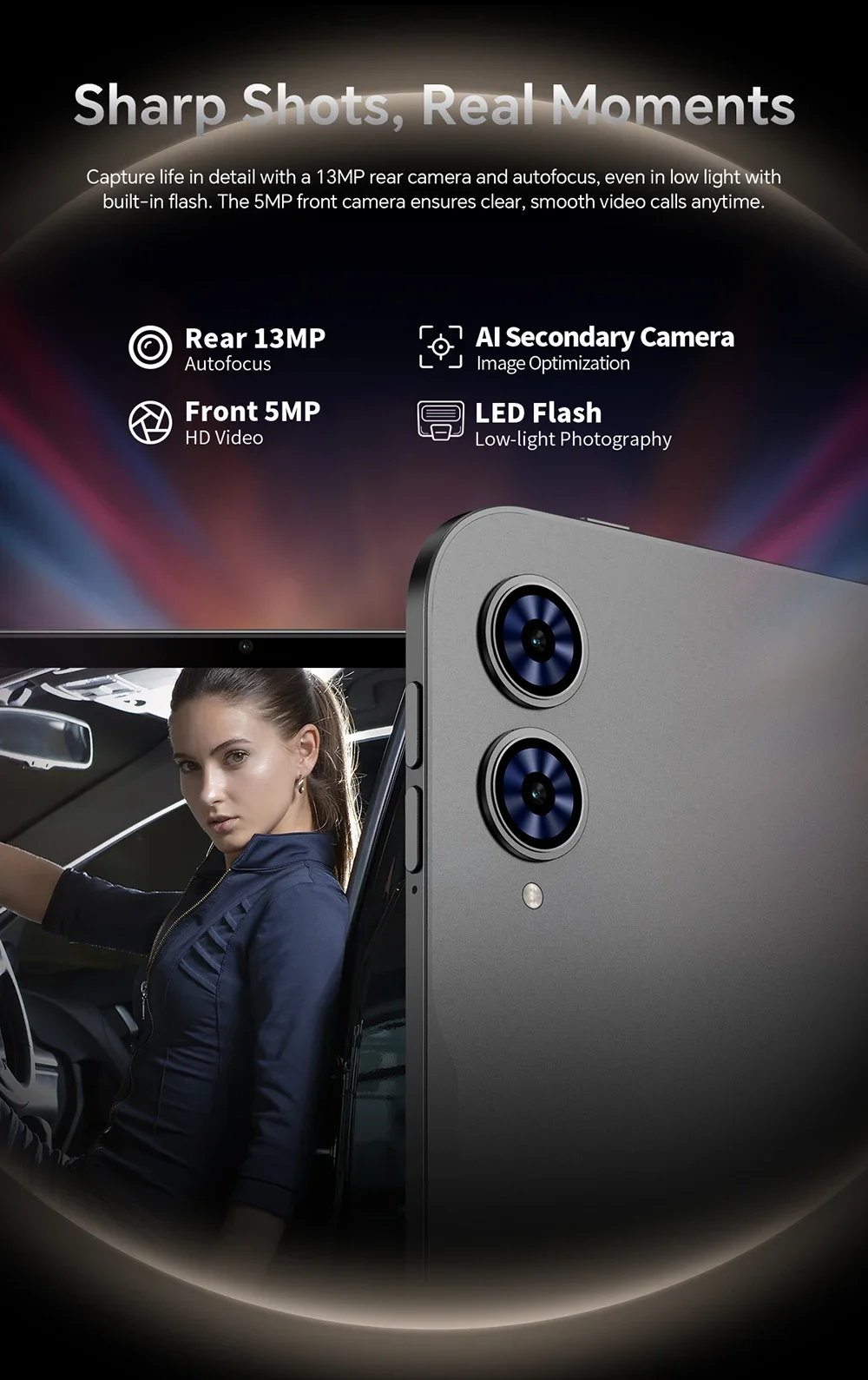 TECLAST T65 (2025) 13.4-inch 120Hz Android 16 Wi-Fi & LTE Tablet, 256GB, Gray - Thumbnail 29