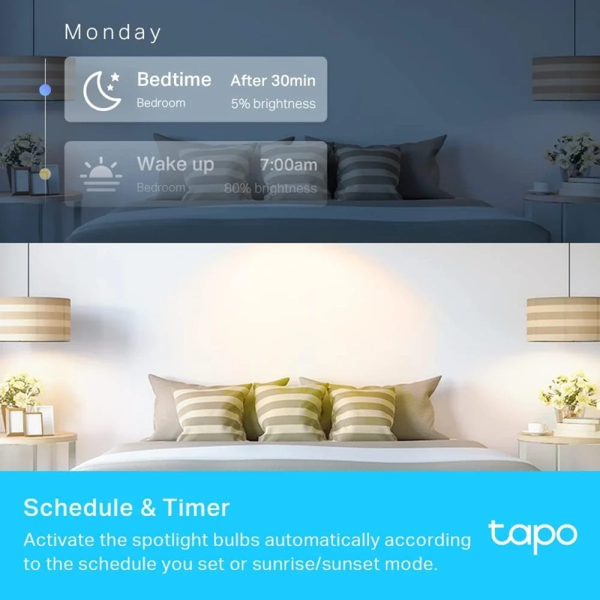لمبة سبوت لايت LED ذكية قابلة للتعتيم TP-LINK Tapo L610 2700K قاعدة GU10 - Image 4