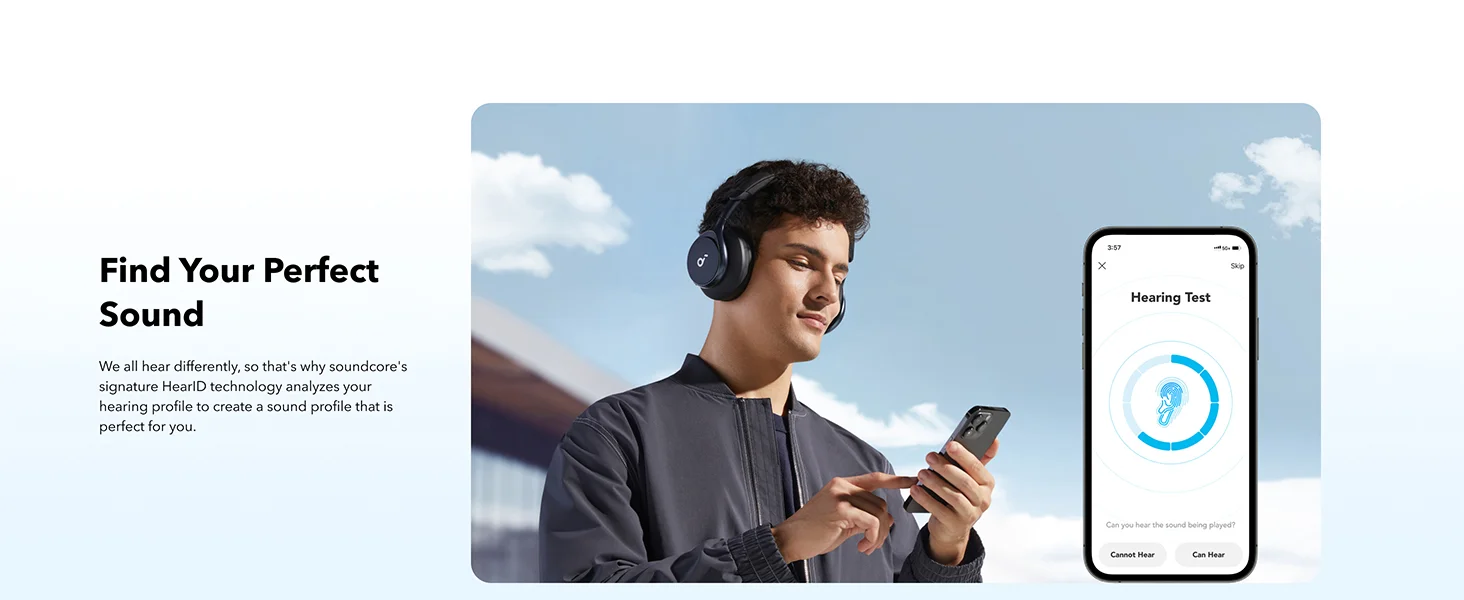 Anker Soundcore Space One ANC Wireless Headphones, LDAC, Bluetooth 5.3, Black - Thumbnail 11