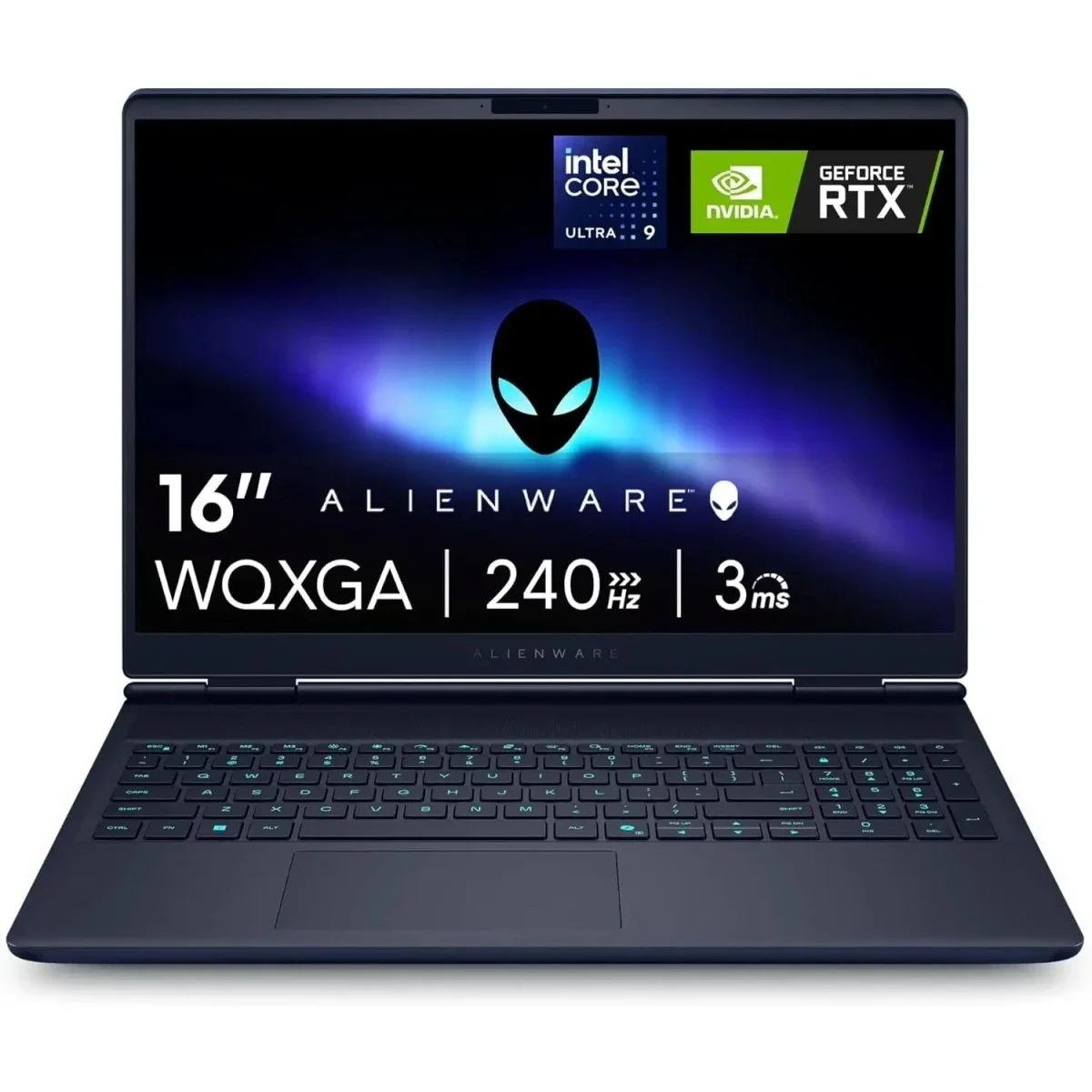 Dell Alienware 16X Aurora 2025 Laptop Intel Core Ultra 9 275HX RTX 5060 32GB RAM 1TB SSD 16-inch 2.5K IPS 240Hz Blue