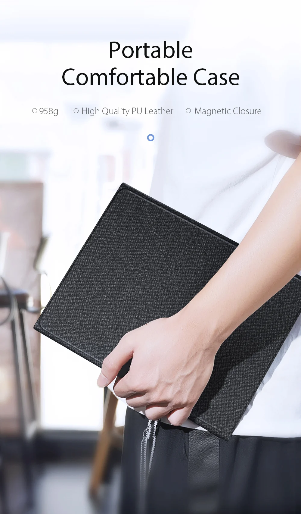 جراب لوحة مفاتيح DUX DUCIS TK Series بلوتوث جلدي مع لوحة لمس لجهاز iPad Pro مقاس 12.9 إنش (2020/2021/2022)، تخطيط إنجليزي - أسود - Thumbnail 15