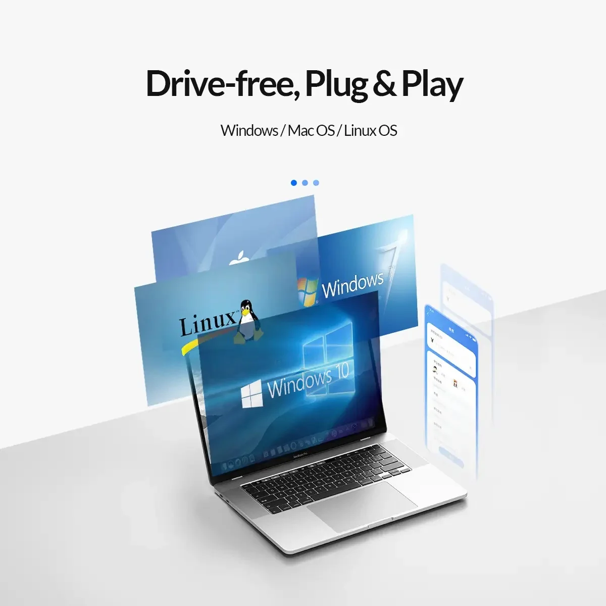 موزع USB-C ORICO PAPW2AC-C3 سلسلة PW مع USB 3.0 وPD بقدرة 100W، أسود - Image 16