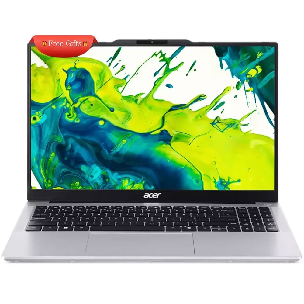Acer Aspire Lite Laptop, Intel Core 5-120U, 16GB DDR5, 512GB NVMe SSD, 15.6-inch IPS, DOS, NX.DGCEM.003