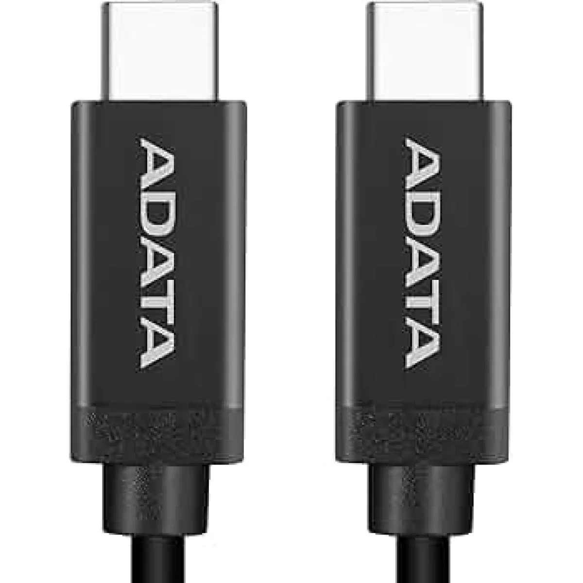 كابل ADATA USB-C إلى USB-C ذكر إلى ذكر 1 متر أسود