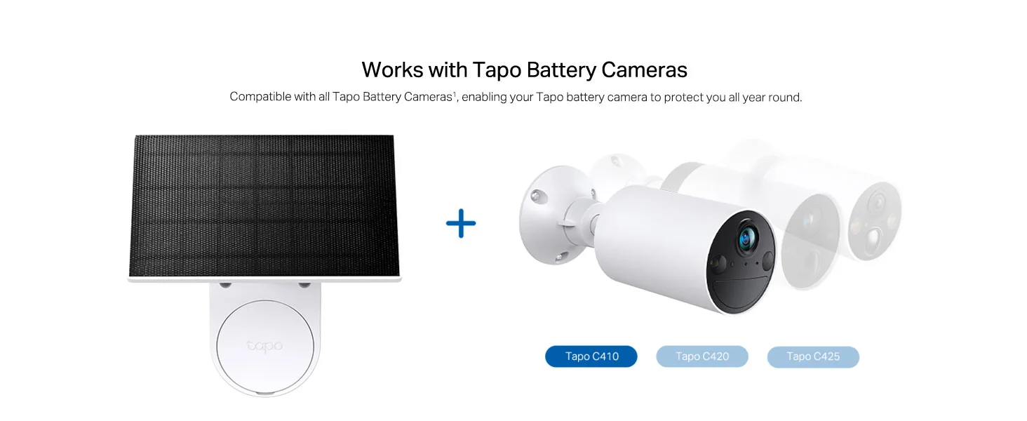 لوح شمسي TP-LINK Tapo A201 لكاميرات Tapo المزودة ببطارية مع كابل 4 متر، 2.5 واط، IP65 - Image 13