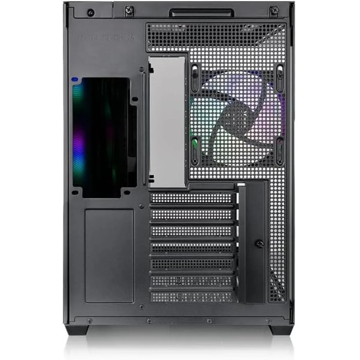 هيكل كمبيوتر Thermaltake View 380 TG ATX ميد تاور مع 4 مراوح ARGB مقاس 120 مم، أسود - Thumbnail 5