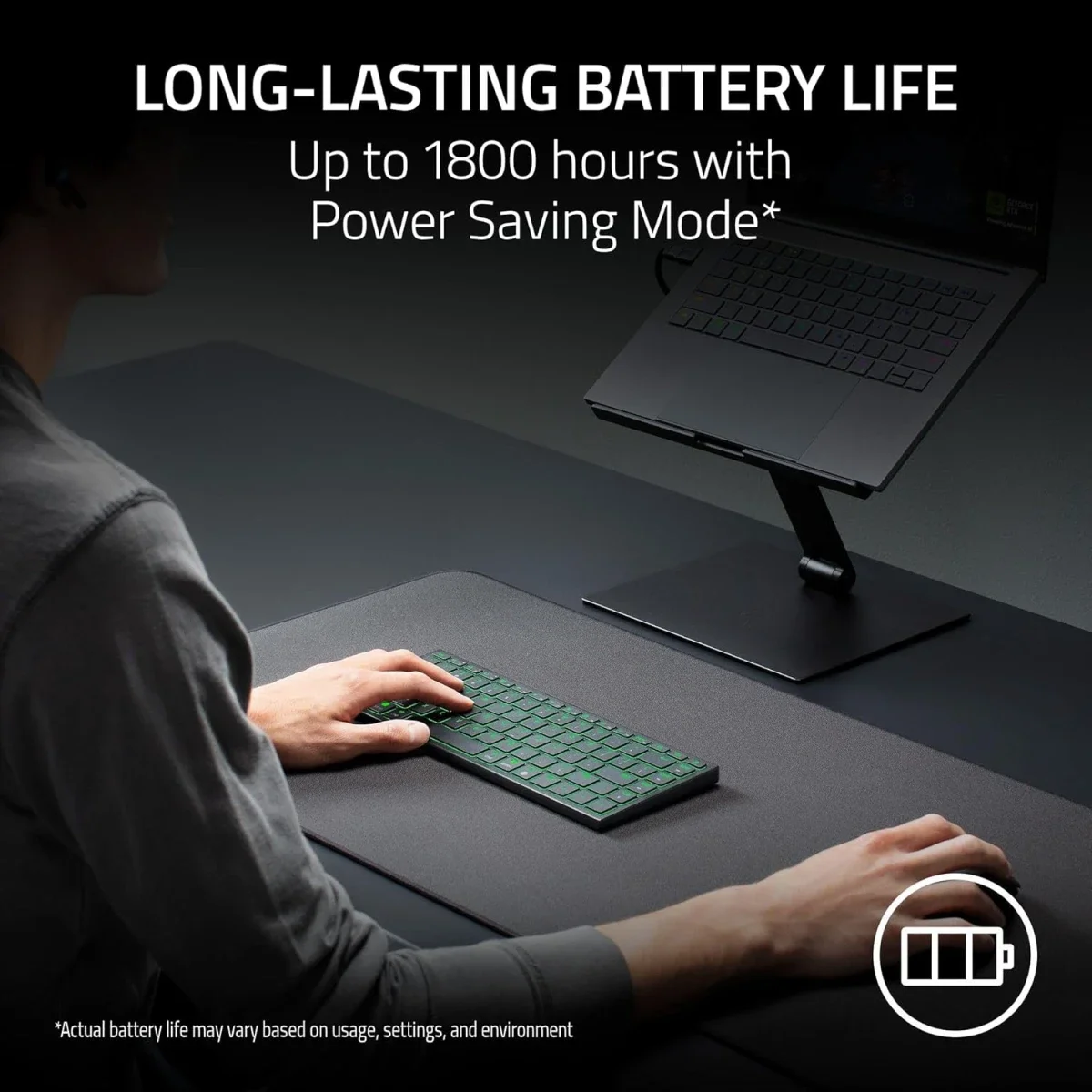 Razer Joro Portable Wireless Gaming Keyboard with Chroma RGB and Low-Profile Switches - Thumbnail 8