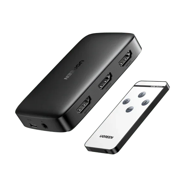 Ugreen 80125 HDMI Switcher 3-in-1 Out 4K
