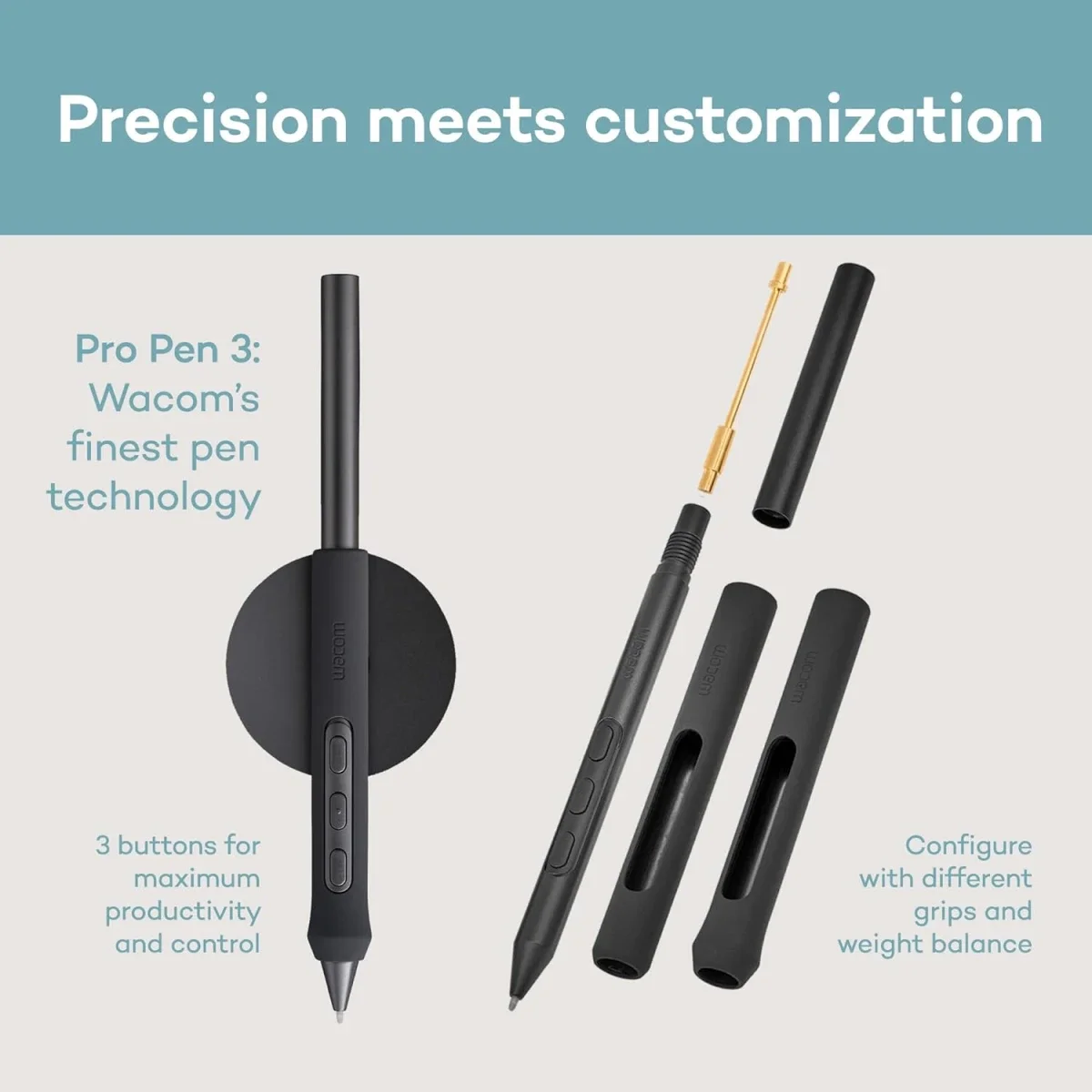 لوح رسم Wacom Intuos Pro 2025 كبير لاسلكي 377 × 253 مم مع Pro Pen 3 - Thumbnail 6