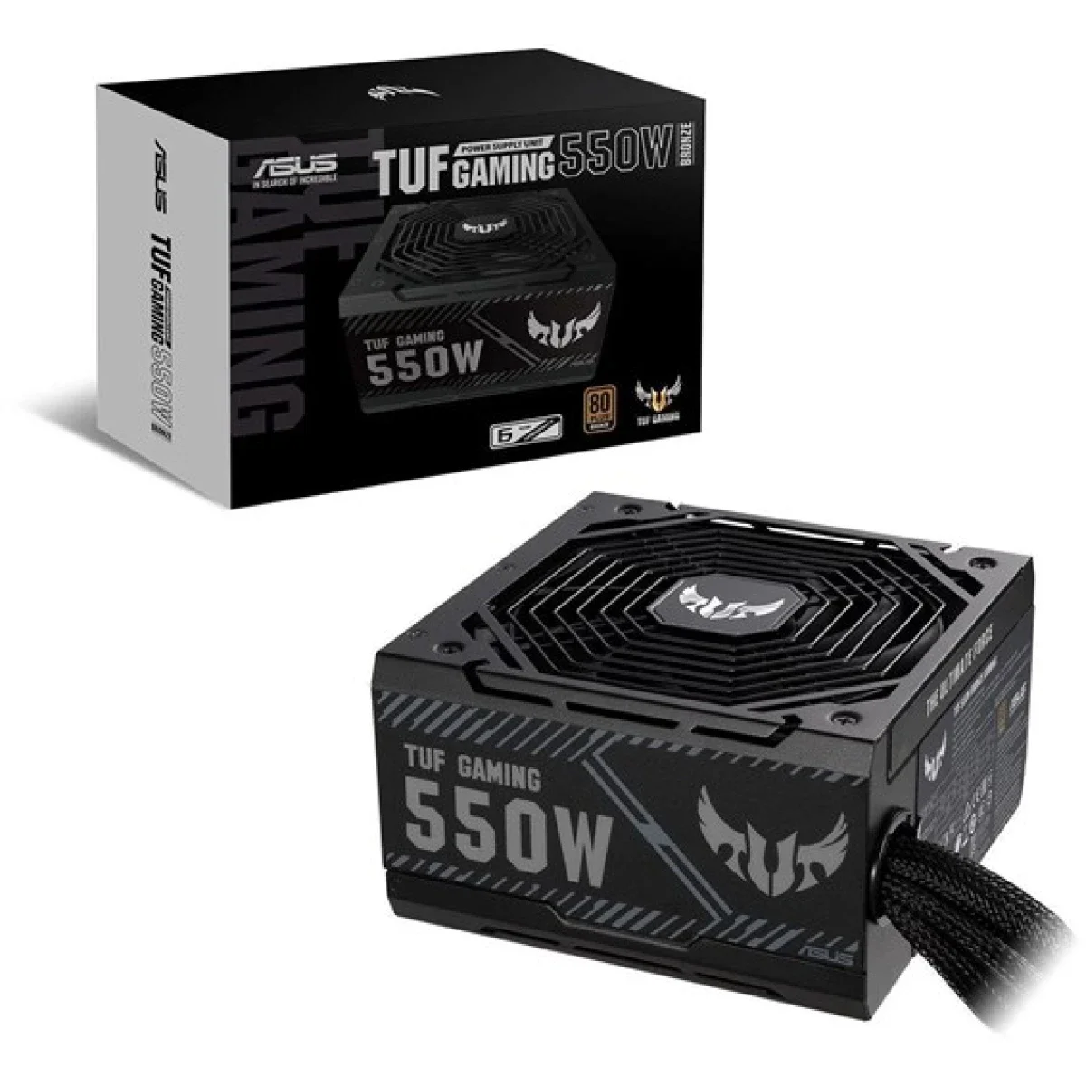 مزود طاقة ASUS TUF Gaming بقدرة 550 واط وتصنيف 80 Plus Bronze