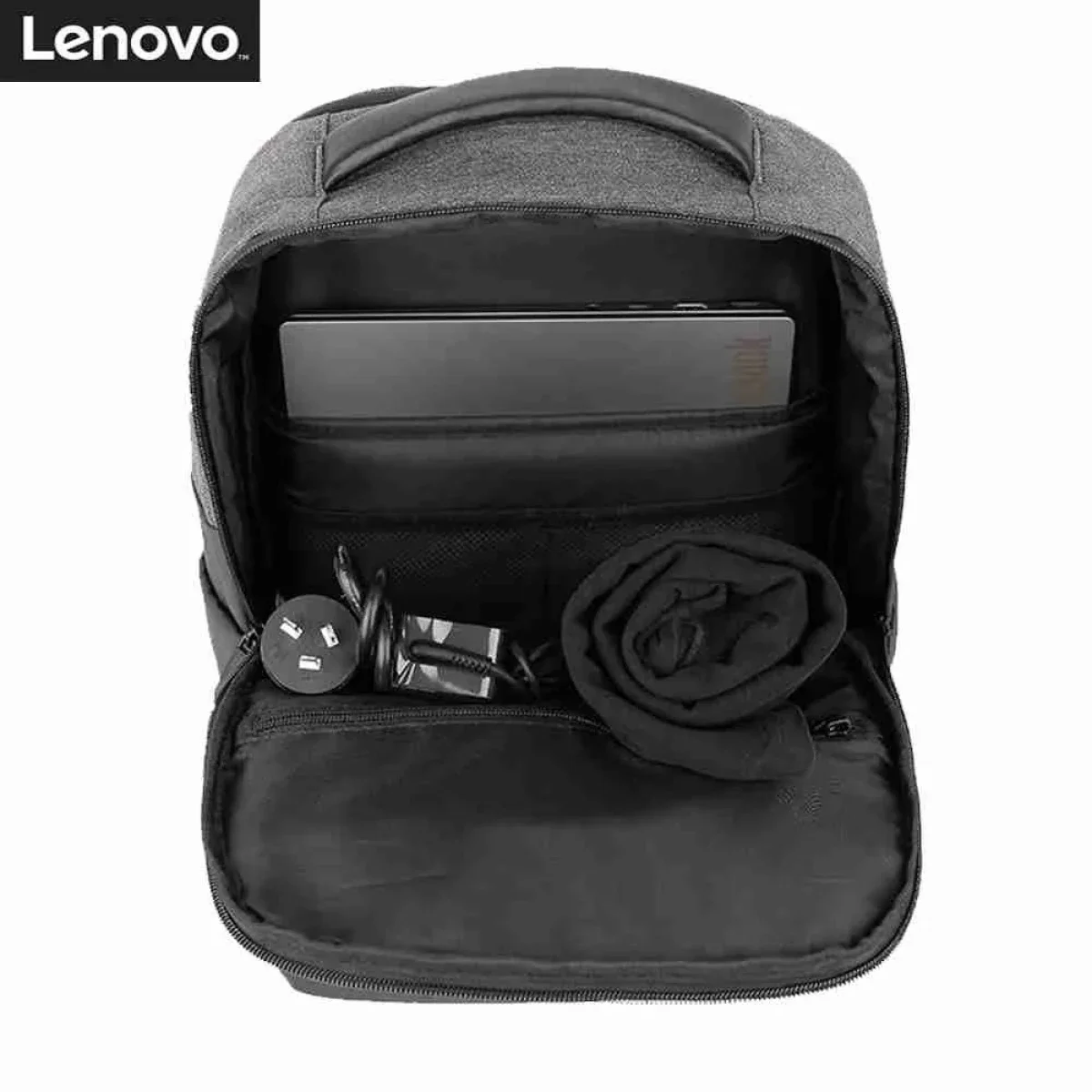 حقيبة ظهر Lenovo TB520-B ThinkBook لأجهزة اللابتوب 14 و15 و15.6 إنش، سوداء - Image 3