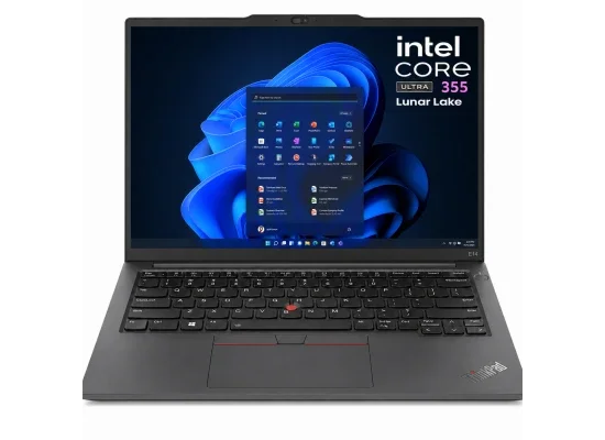 Lenovo ThinkPad E14 Gen 8 14-Inch Business Laptop, Intel Core Ultra 7 355 8-Core, IPS 300 Nits, Wi-Fi 7, Black - Thumbnail 8