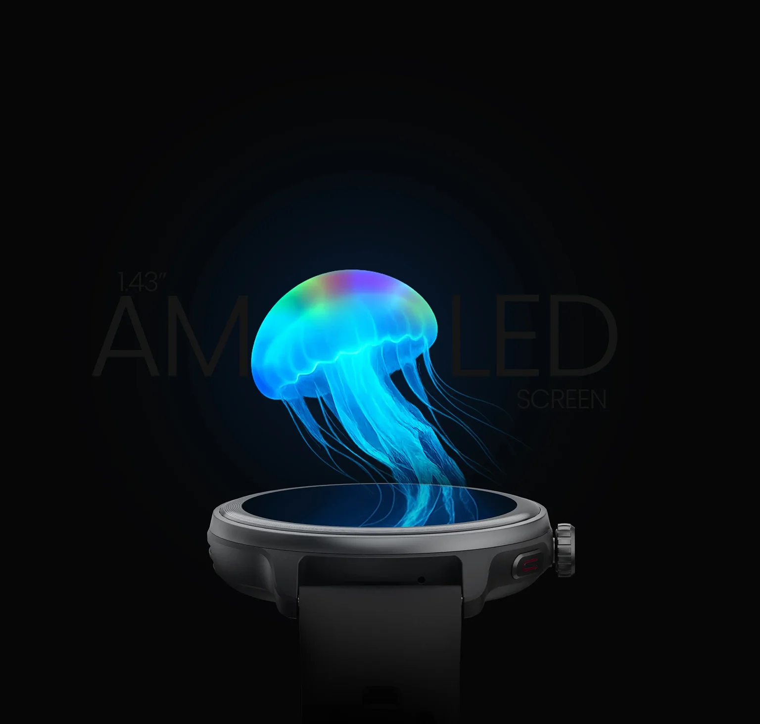 ساعة ذكية HiFuture VELA 36 مم بشاشة AMOLED مقاس 1.43 إنش وGPS ومقاومة 5ATM للماء - لاتيه - Thumbnail 12
