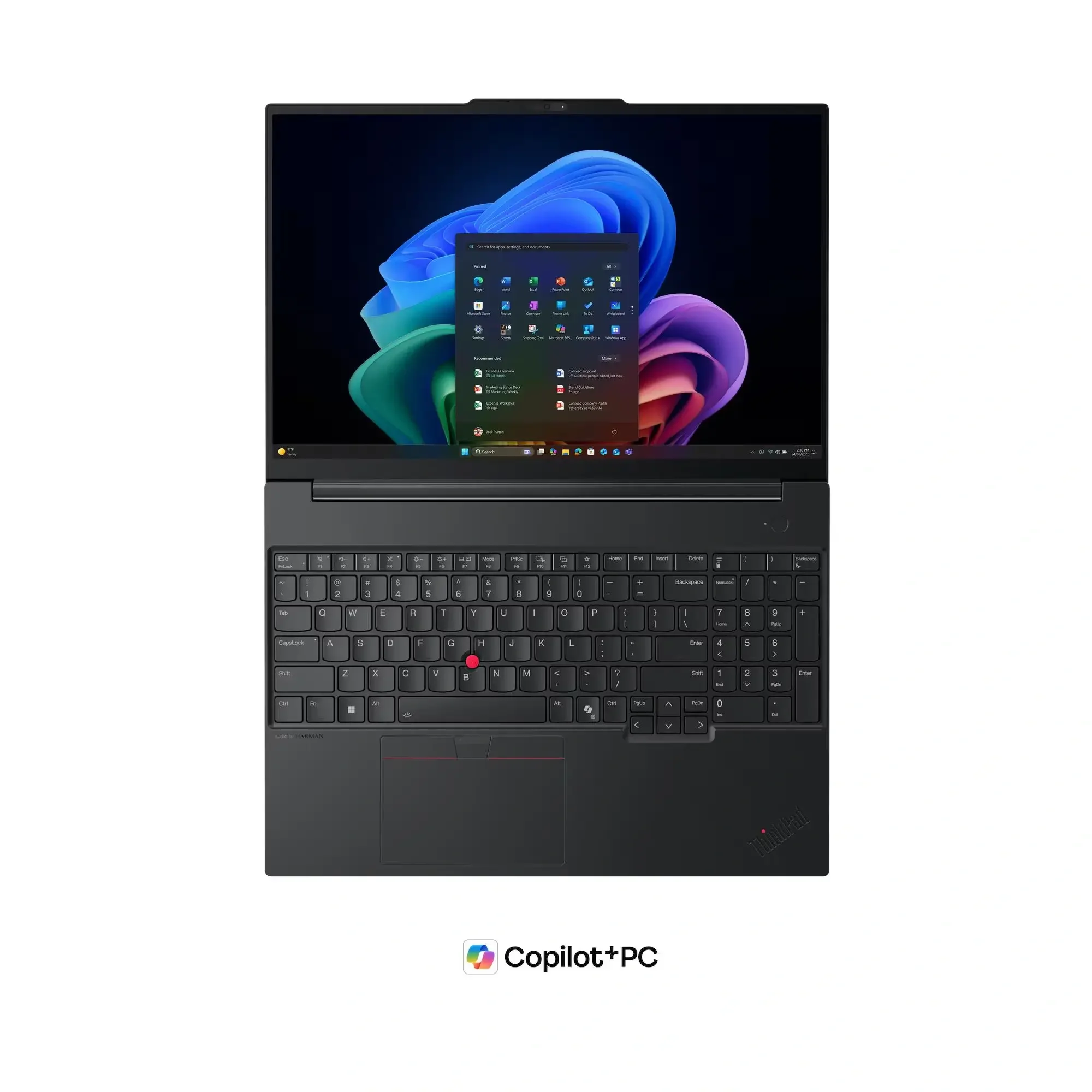 لابتوب أعمال Lenovo ThinkPad E16 Gen 3 مقاس 16 إنش WUXGA IPS بمعالج Intel Core Ultra 7 256V وذاكرة 16GB و1TB SSD - Image 4