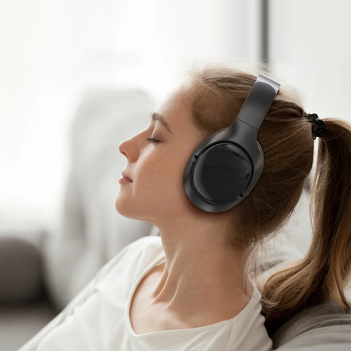 ACEFAST H5 Wireless ANC Over-Ear Headphones Bluetooth 5.3 Black - Thumbnail 4