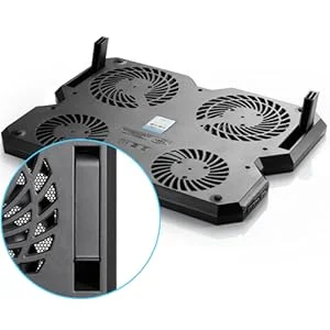 DeepCool Multi Core X6 Laptop Cooling Pad for Up to 15.6" Laptops with Metal Mesh Panel, 2x100mm & 2x140mm Fans - Image 13