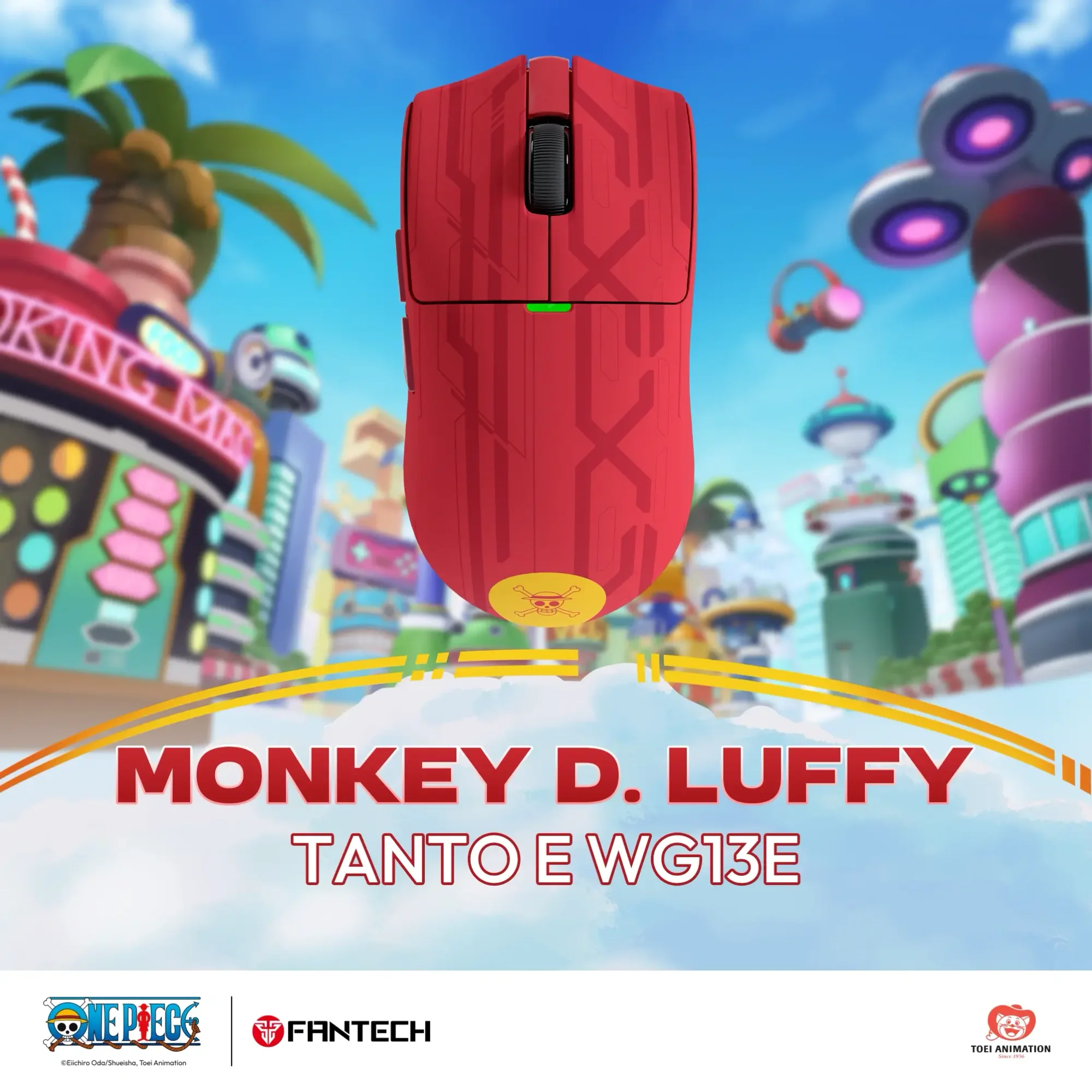 Fantech TANTO E WG13E One Piece Luffy Egghead Edition Tri-Mode Wireless Gaming Mouse - Image 3