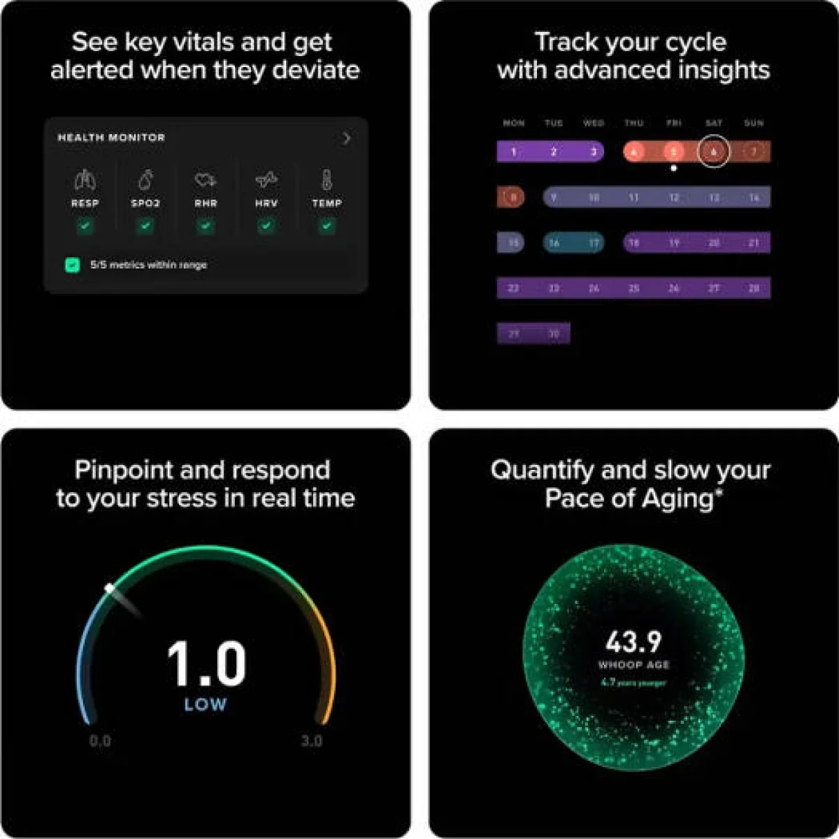 WHOOP 5.0 Peak Activity & Sleep Tracker with 12-Month Membership - Thumbnail 3