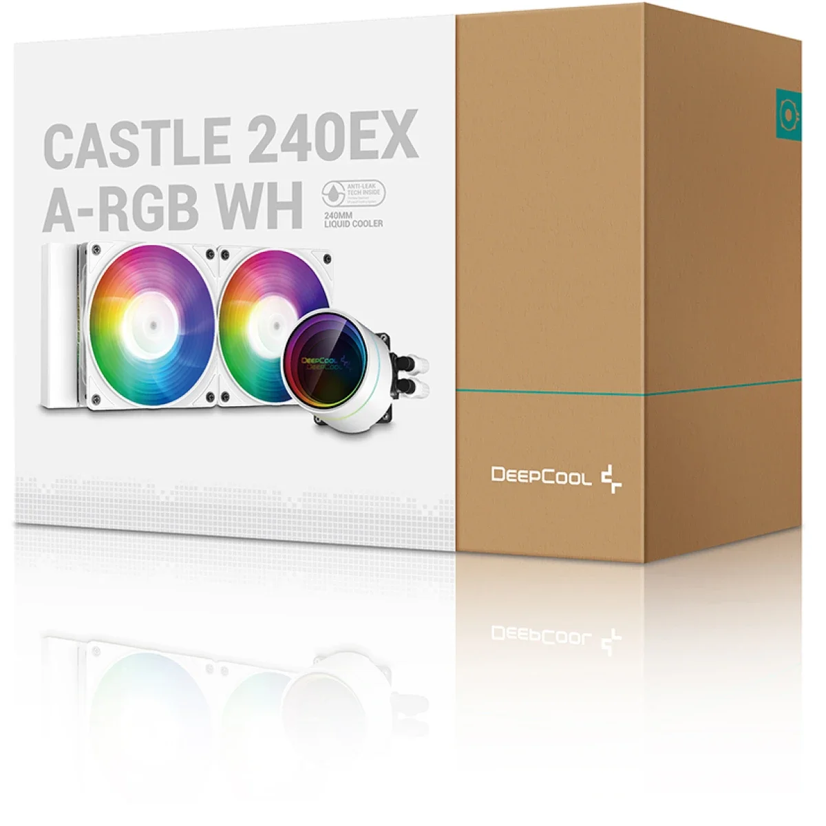 DeepCool Castle 240EX A-RGB AIO Liquid CPU Cooler White