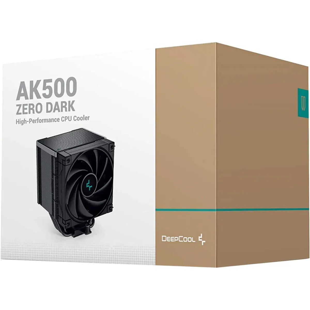 مبرد هوائي للمعالج DeepCool AK500 Zero Dark مع مروحه PWM مقاس 120mm وقدره تبريد 240W TDP