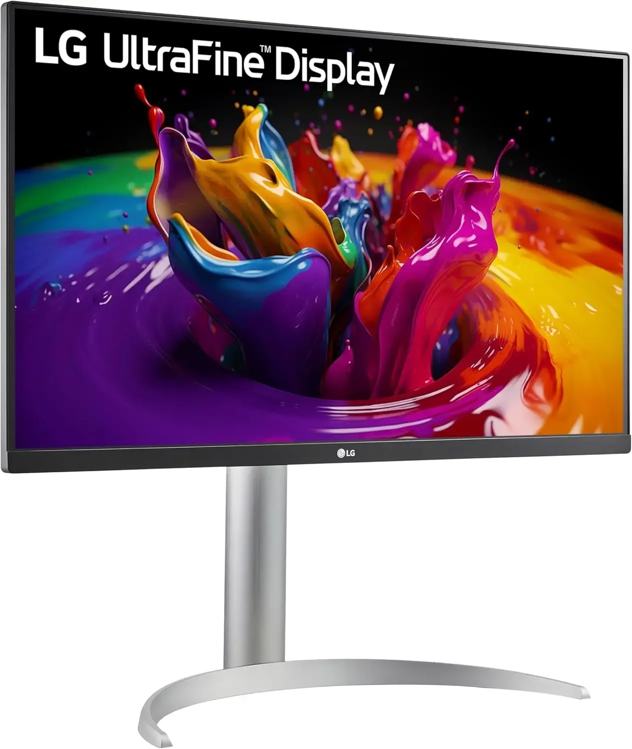 شاشة LG 27UP850K-W مقاس 27 إنش UltraFine 4K UHD IPS بتردد 60Hz وزمن استجابة 5ms HDR400 - Image 4