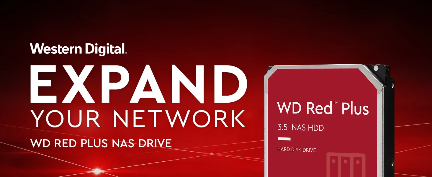 Western Digital WD Red Plus 4TB NAS Internal Hard Drive HDD 5400 RPM 256MB Cache - Image 3