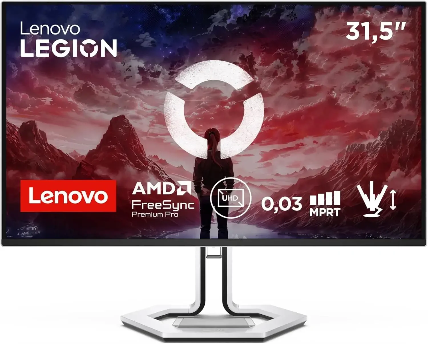 شاشه Lenovo للالعاب 32 بوصه QD-OLED 4K UHD 240Hz 0.03ms Legion Pro 32UD-10