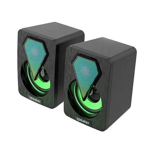 سماعة كمبيوتر LEERFEI E-1046 صغيرة سلكية مع إضاءة LED - Image 4