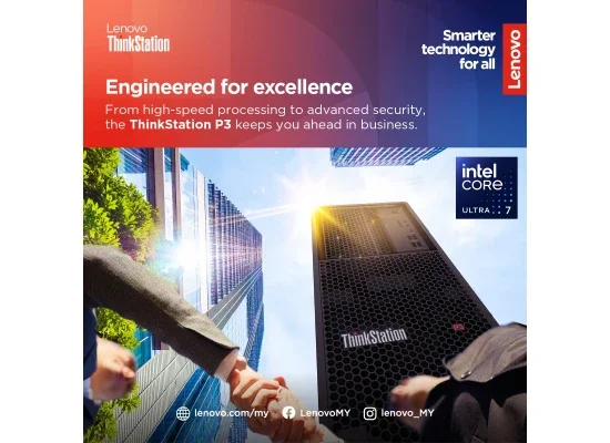 محطة عمل Lenovo ThinkStation P3 Tower Gen 2 بمعالج Intel Core Ultra 7 265K وذاكرة 16GB وتخزين 512GB SSD أسود - Image 8