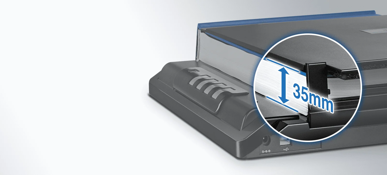 ماسح ضوئي Plustek OpticSlim 2700 مسطح عالي السرعة، 1200 dpi، مسح خلال 3 ثوانٍ - Image 8