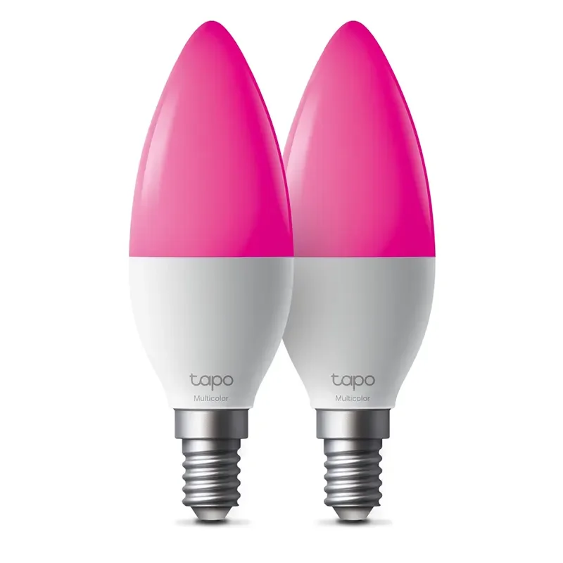 لمبة ذكية TP-LINK Tapo L430C واي فاي متعددة الألوان، عبوة لمبتين