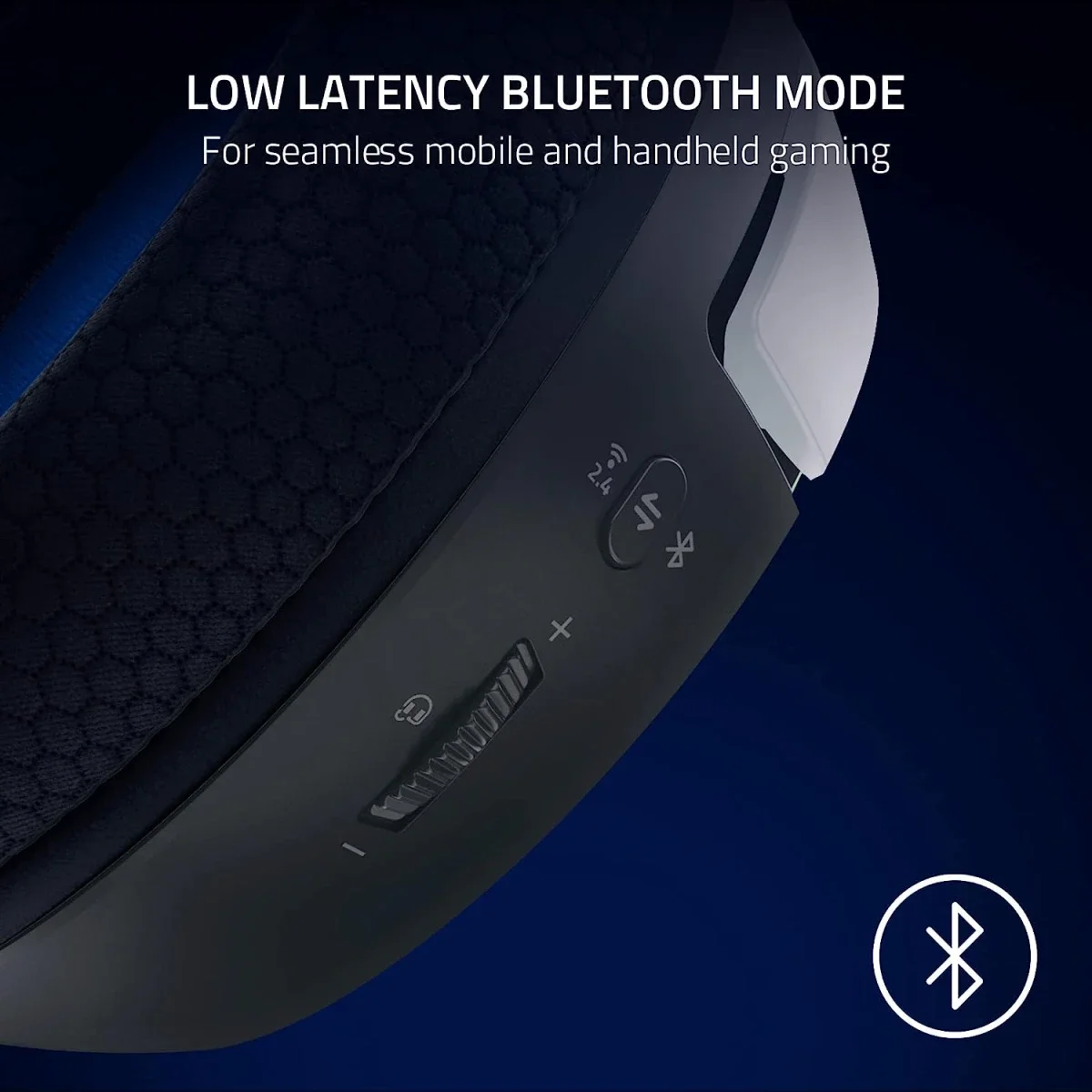 سماعة ألعاب Razer Kaira HyperSpeed لاسلكية مع بلوتوث ومحركات 50 مم وبطارية 30 ساعة - Thumbnail 2