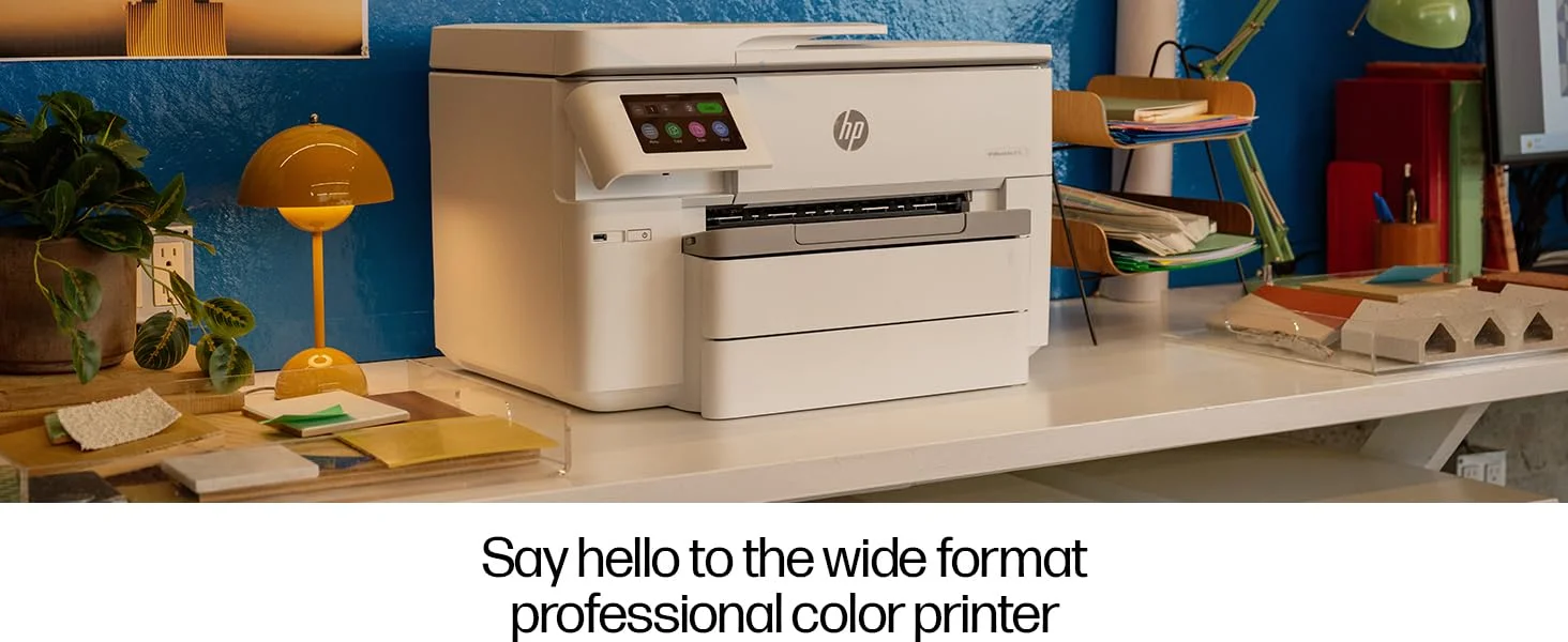 طابعة HP OfficeJet Pro 9730 الكل في واحد A3 ملونة نافثة للحبر مع اتصال لاسلكي وADF وطباعة على الوجهين - Thumbnail 11