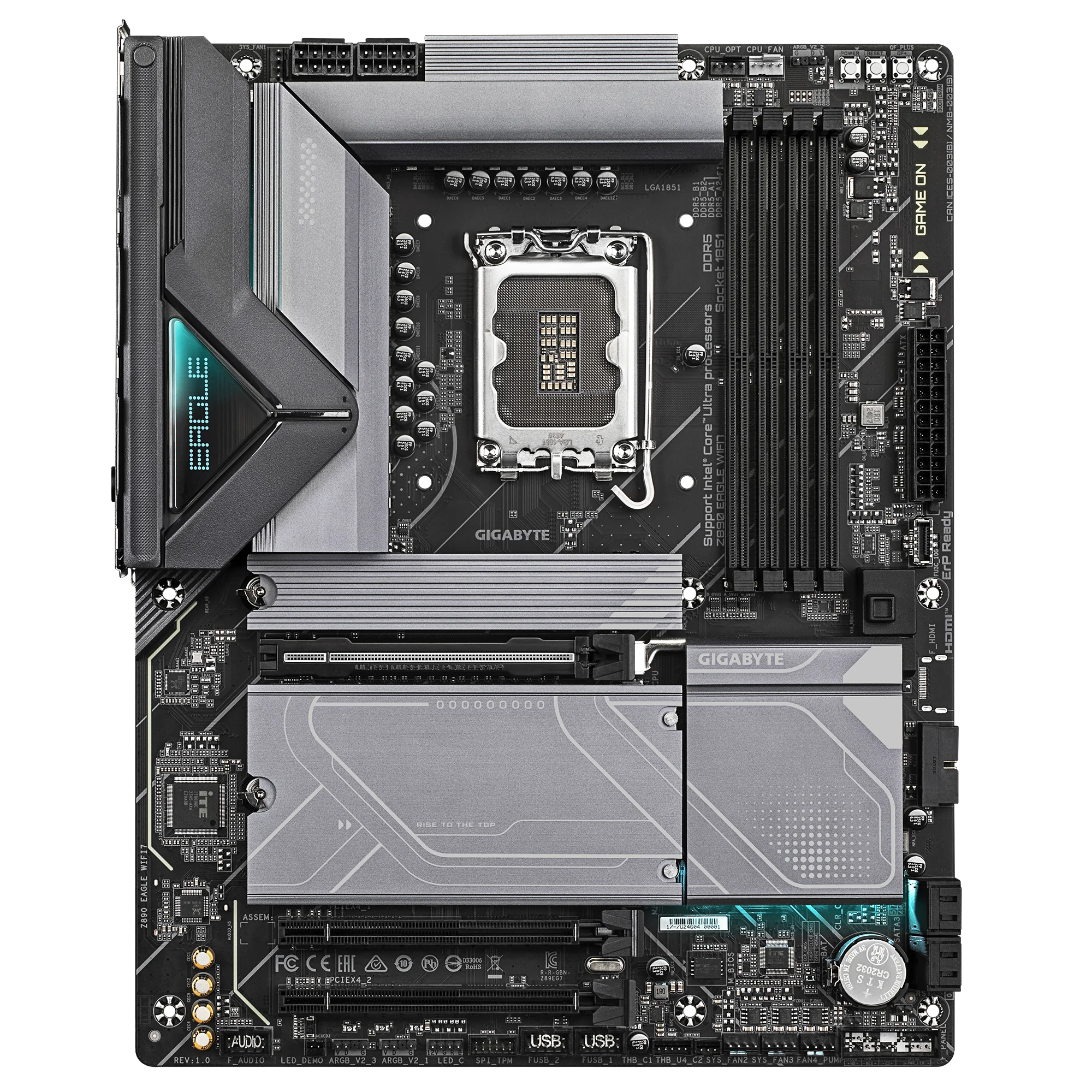 لوحة أم GIGABYTE لمعالجات Intel Core Ultra (Series 2) – Z890 EAGLE WIFI7 - Image 2