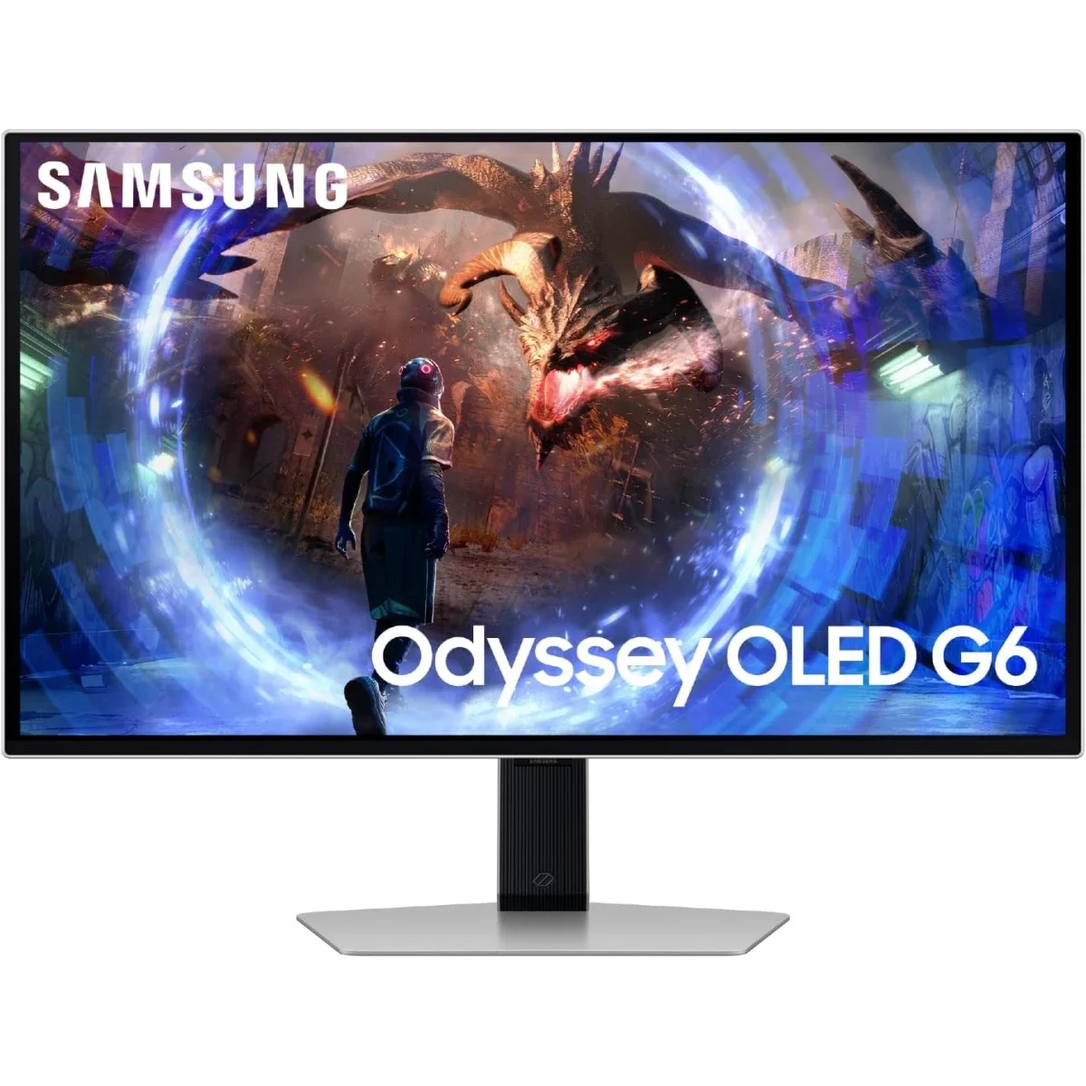 Samsung Odyssey G6 G60SF 27-Inch QHD QD-OLED Gaming Monitor, 500Hz, 0.03ms