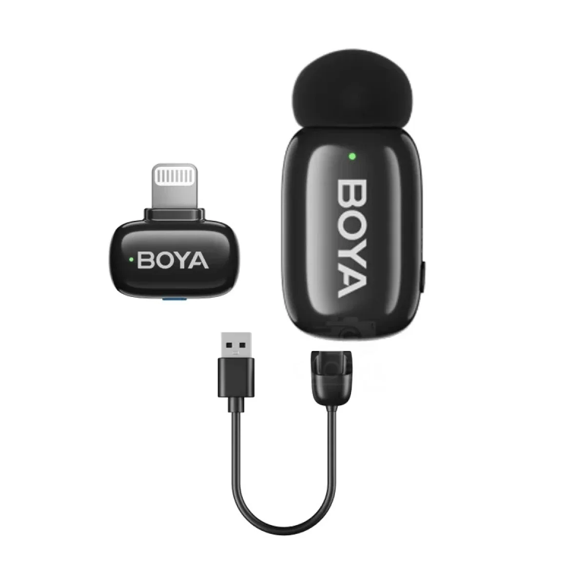 ميكروفون لافالير لاسلكي Boya Mini-16 للآيفون مع تغيير الصوت بالذكاء الاصطناعي - Image 7