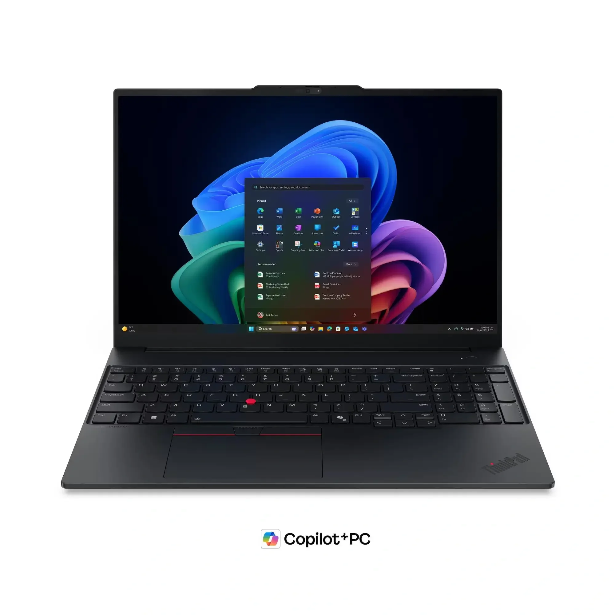 Lenovo ThinkPad E16 Gen 3 Business Laptop Intel Core Ultra 5 225U 16-inch WUXGA IPS - Image 1